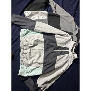 2 Large DSG Windbreakers With Sleek Patterns By Twitch and Allison